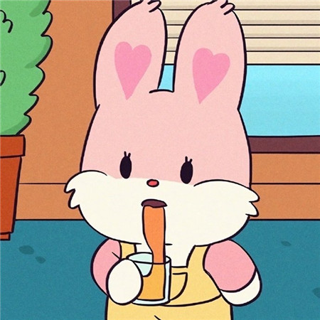 粉色小兔子卡通图片大全可爱